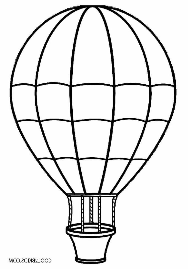 картинки для раскрашивания воздушный шарик