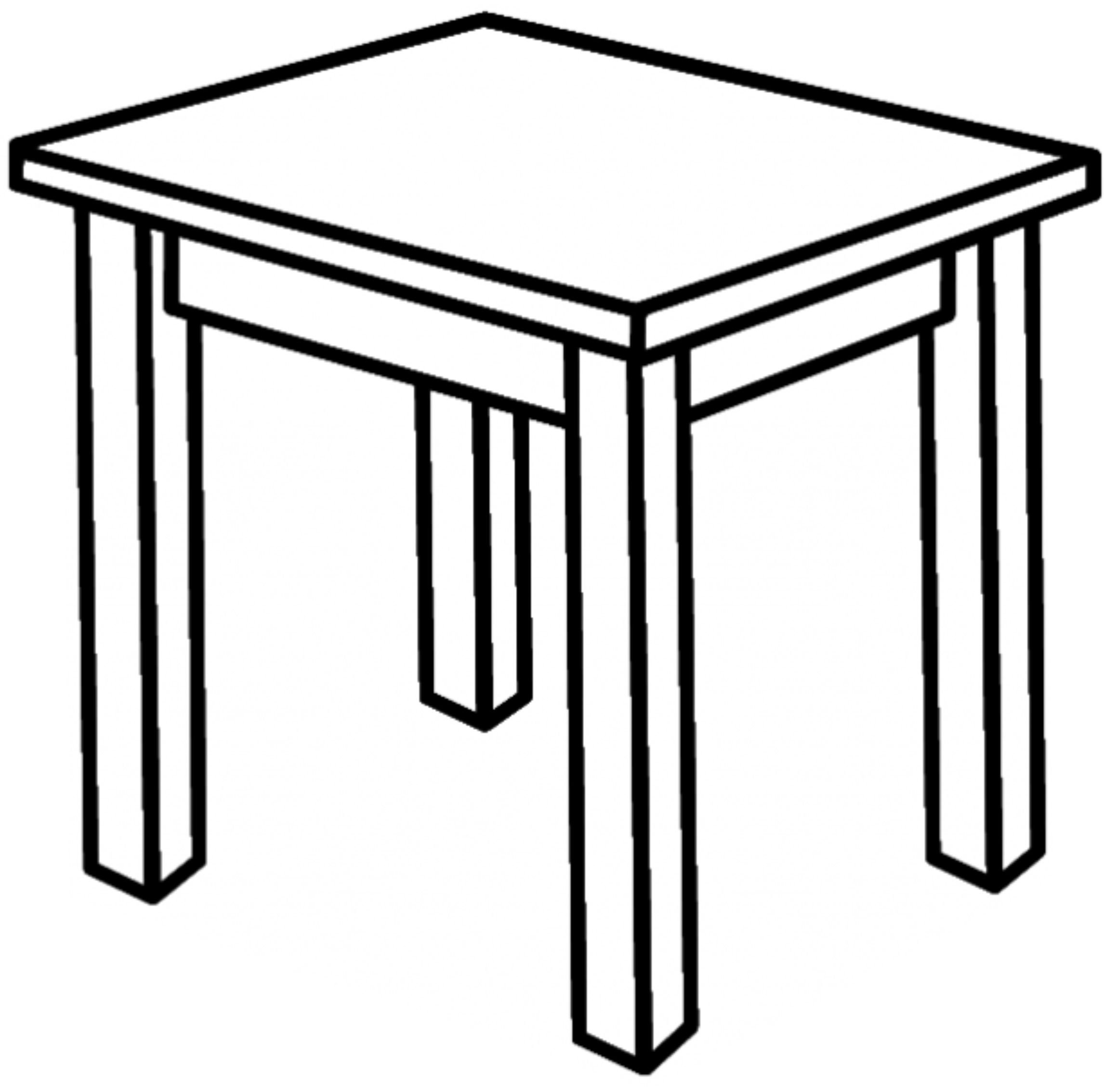 на рисунке изображены стол и табуретка высота