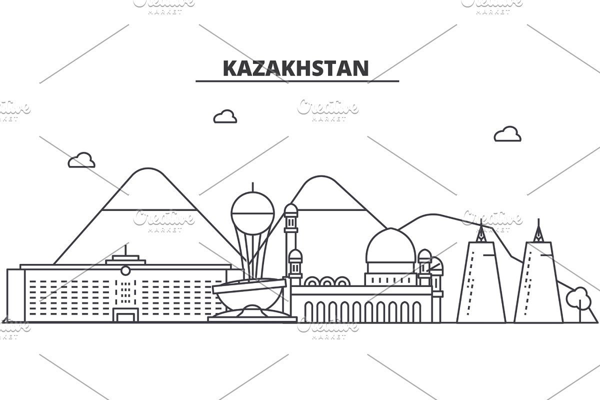 Раскраски Астана столица Казахстана для детей