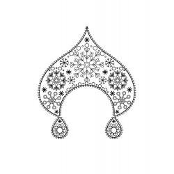 Корона раскраска