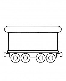 Вагон раскраска для детей