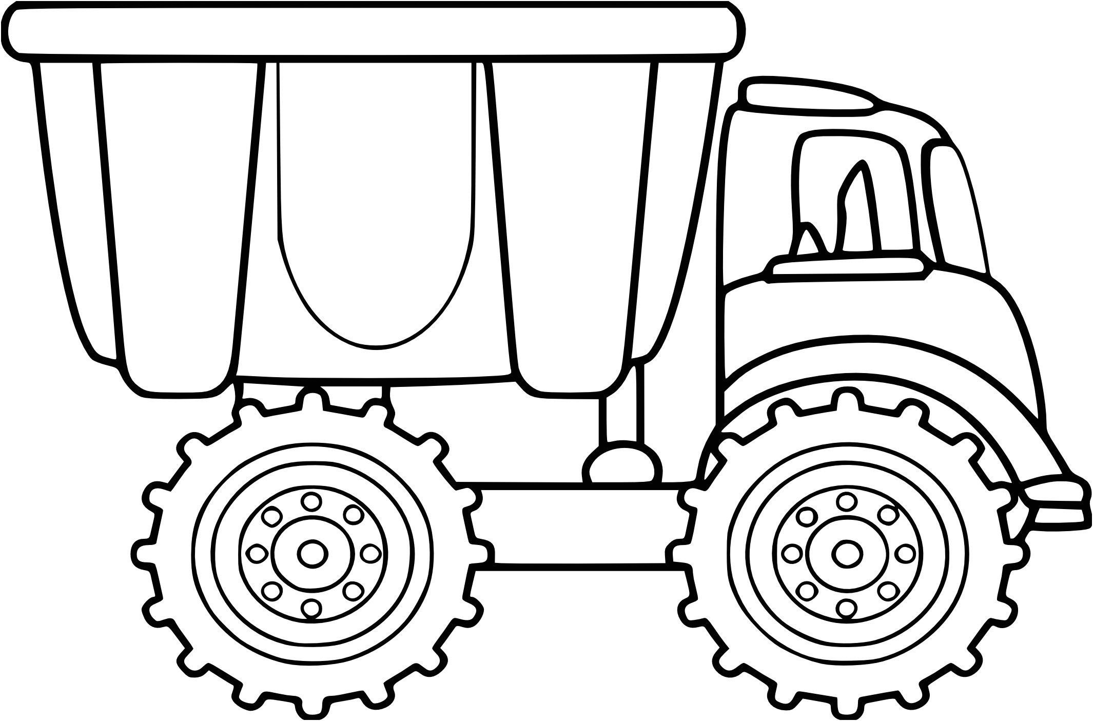 Raskraska для детей Traktor