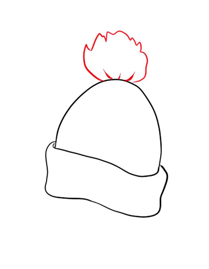 Как нарисовать шапку