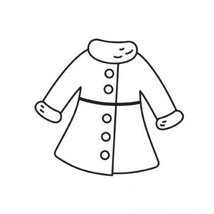 Раскраска шуба