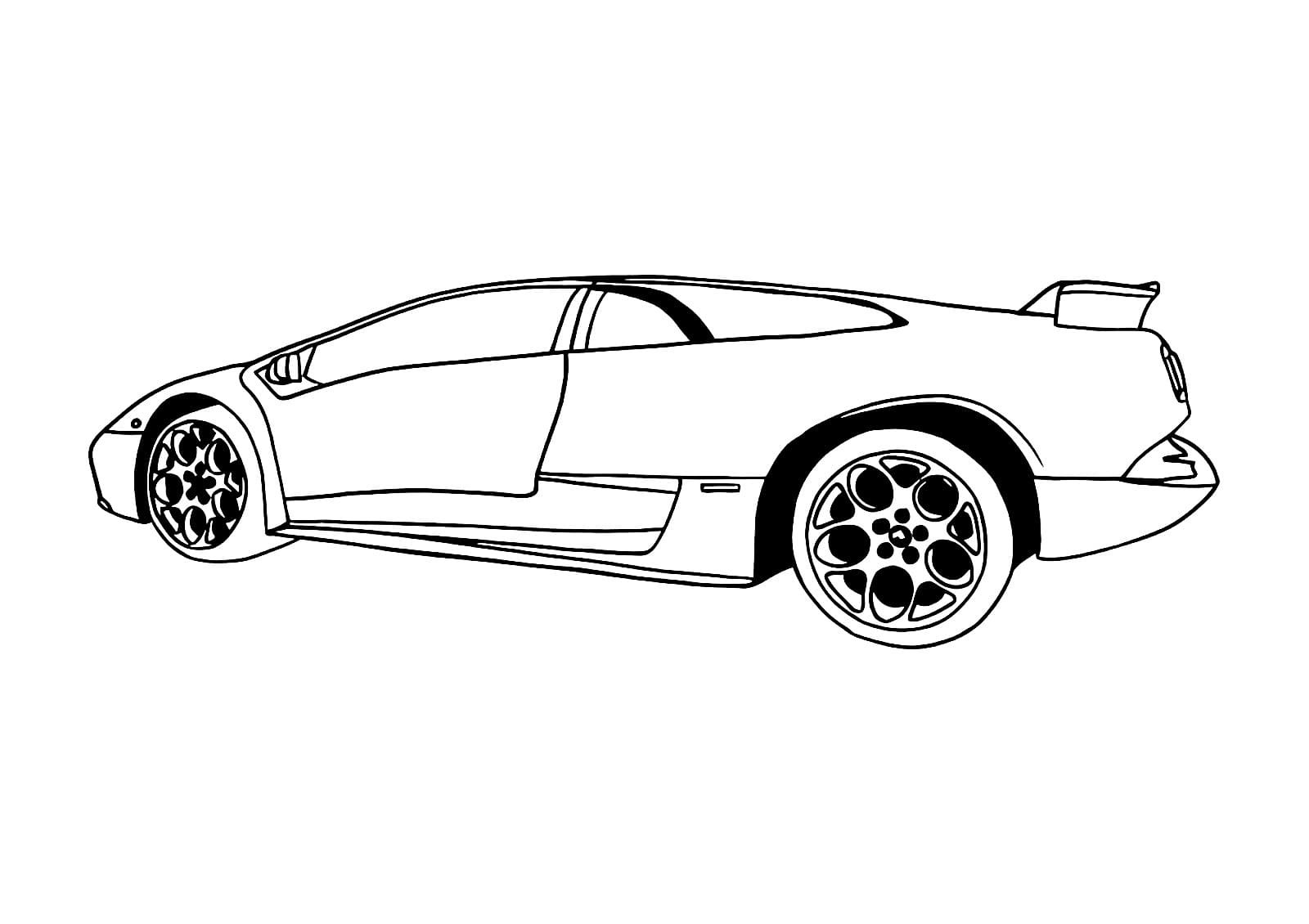 Lamborghini Murcielago lp640 раскраска