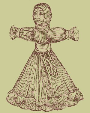 Раскраска Масленица для детей чучело