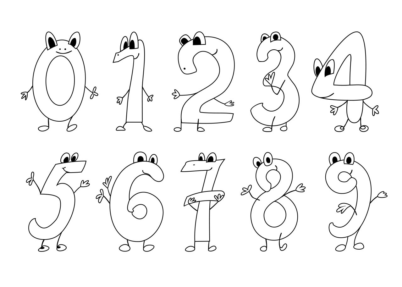 Нарисуйте картинки цифрами. Веселые цифры для дошкольников. Цифры картинки для детей раскраски. Веселые цифры раскраска для детей. Животные в виде цифр.