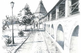 Зарисовки Кремля Астрахань
