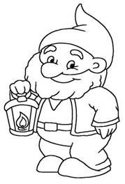 Раскраска Гномы для детей