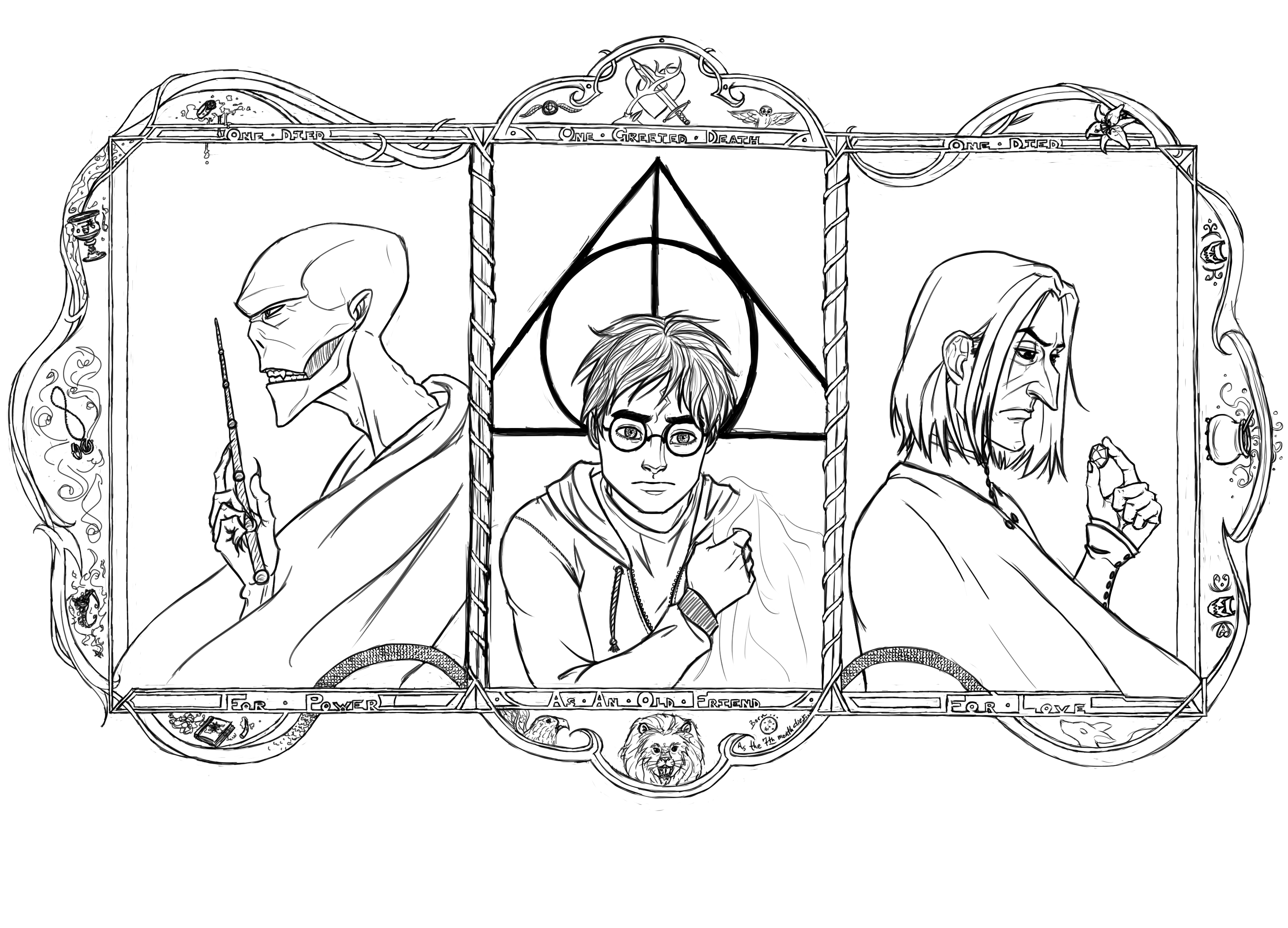 Гарри Поттер и узник Азкабана раскраска