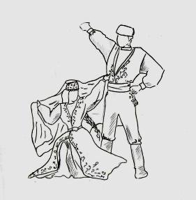 Казачья черкеска крой