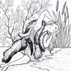 Шарль Перро Ослиная шкура раскраска