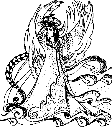 Царевна лебедь раскраска