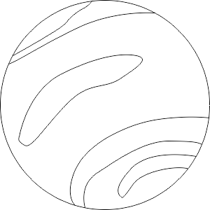 Планета Венера раскраска