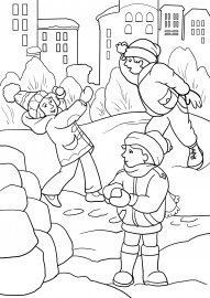 Н Носов на Горке раскраска