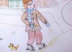 Раскраска к рассказу Носова на Горке