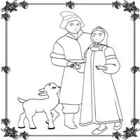 Алёнушка и братец Иванушка сказка раскраска