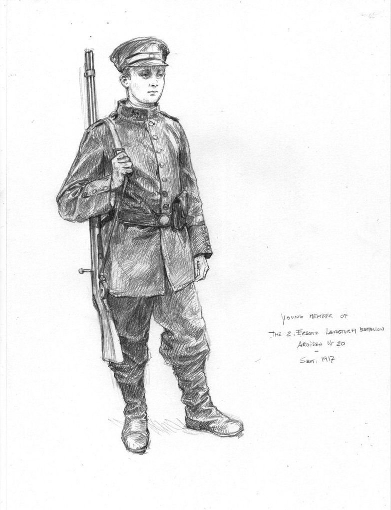 Русский солдат рисунок карандашом