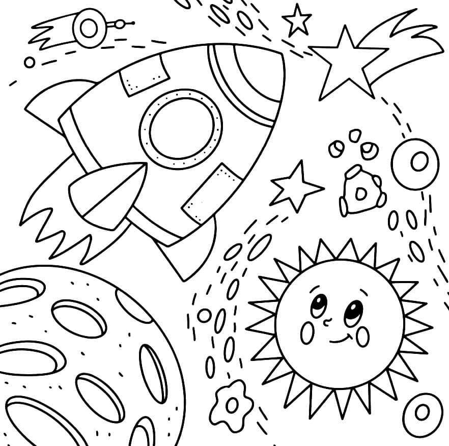 Детям про космос 3 4 года. Раскраска. В космосе. Космос раскраска для детей. Детские раскраски космос. Космические раскраски для детей.