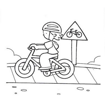 Машина и светофор раскраска