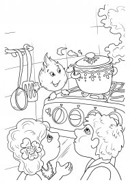 Пожарная безопасность раскраска для детей