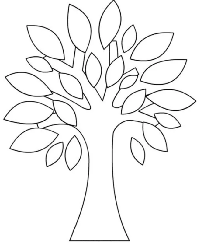 3 класс шаблоны распечатать. Дерево раскраска для детей. Трафарет "дерево". Деверо с лисьямираскраска. Дерево трафарет для рисования.