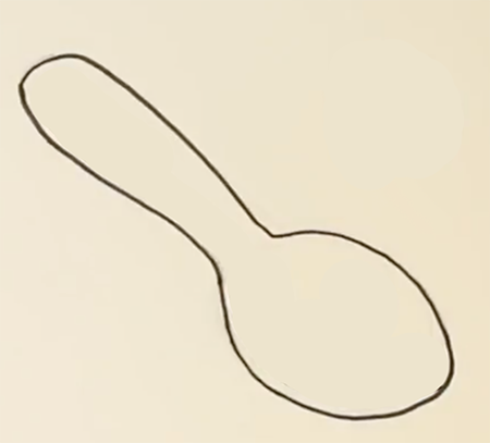 Ложка деревянная для раскрашивания детям