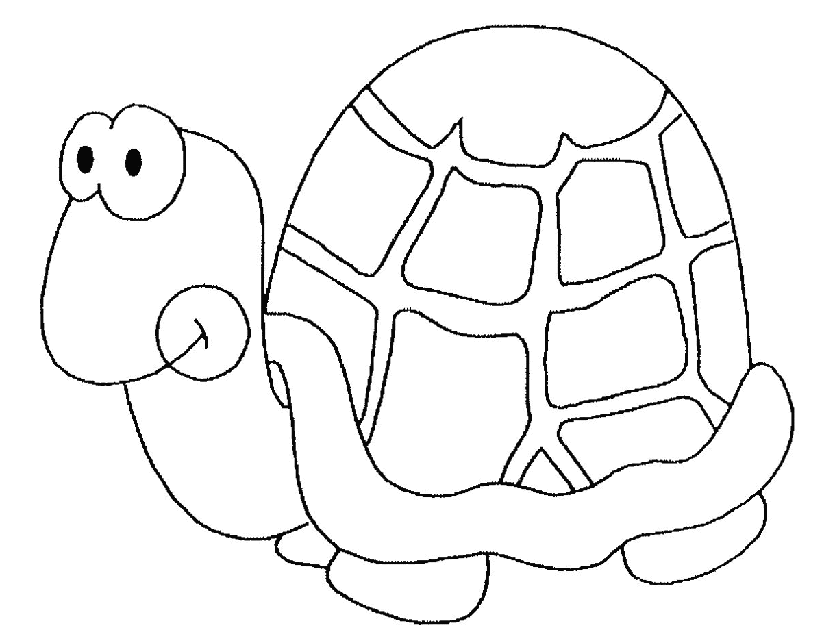 Черепаха для раскрашивания пластилином