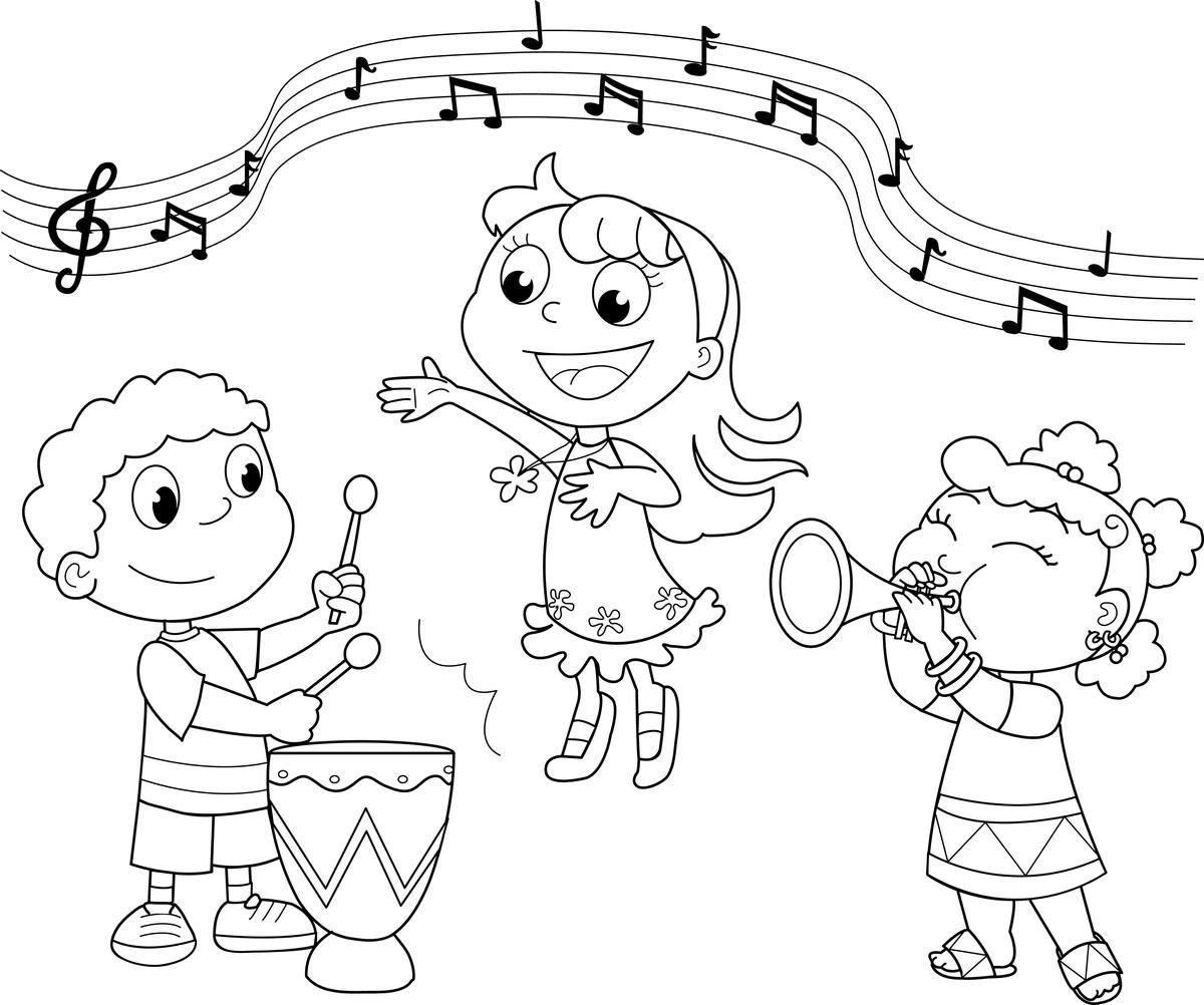 Музыкальный рисунок для детей