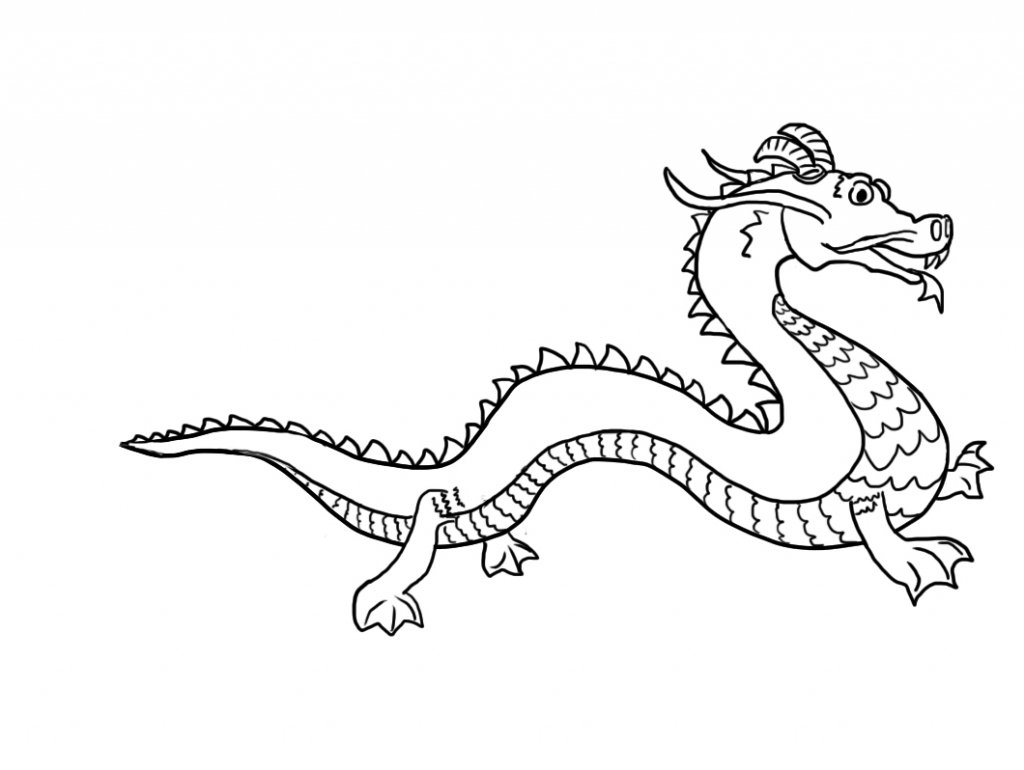 Китайский дракон раскрвас