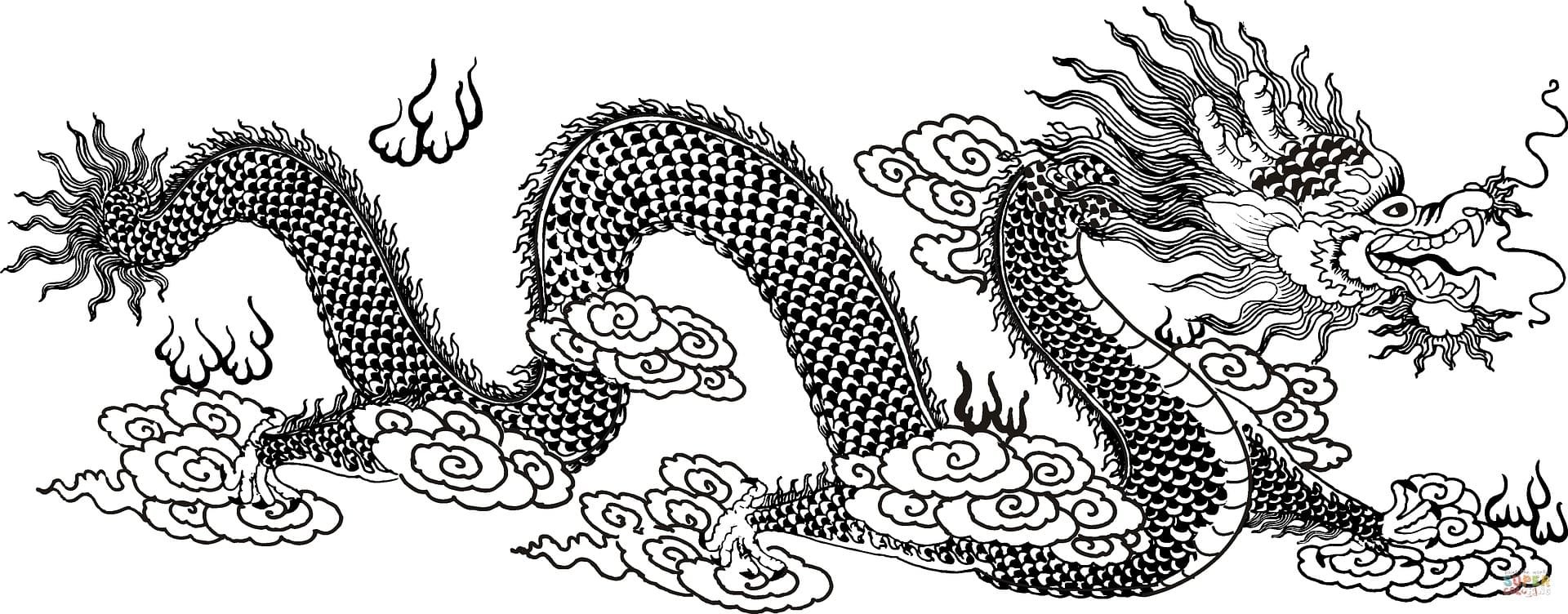 Хуанлун дракон мифология