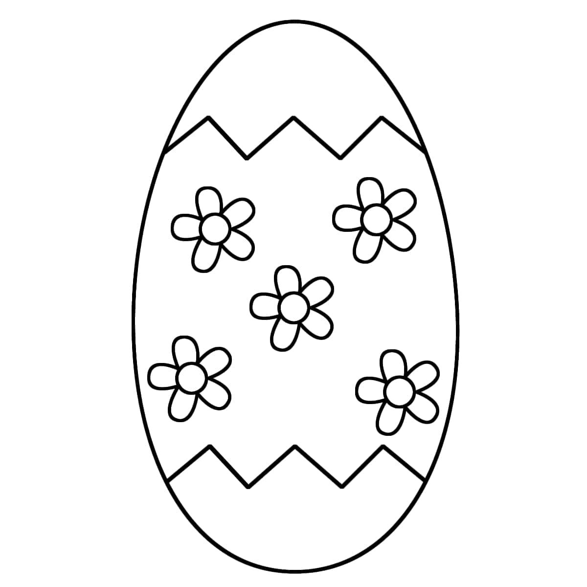 Яйцо раскраска для малышей