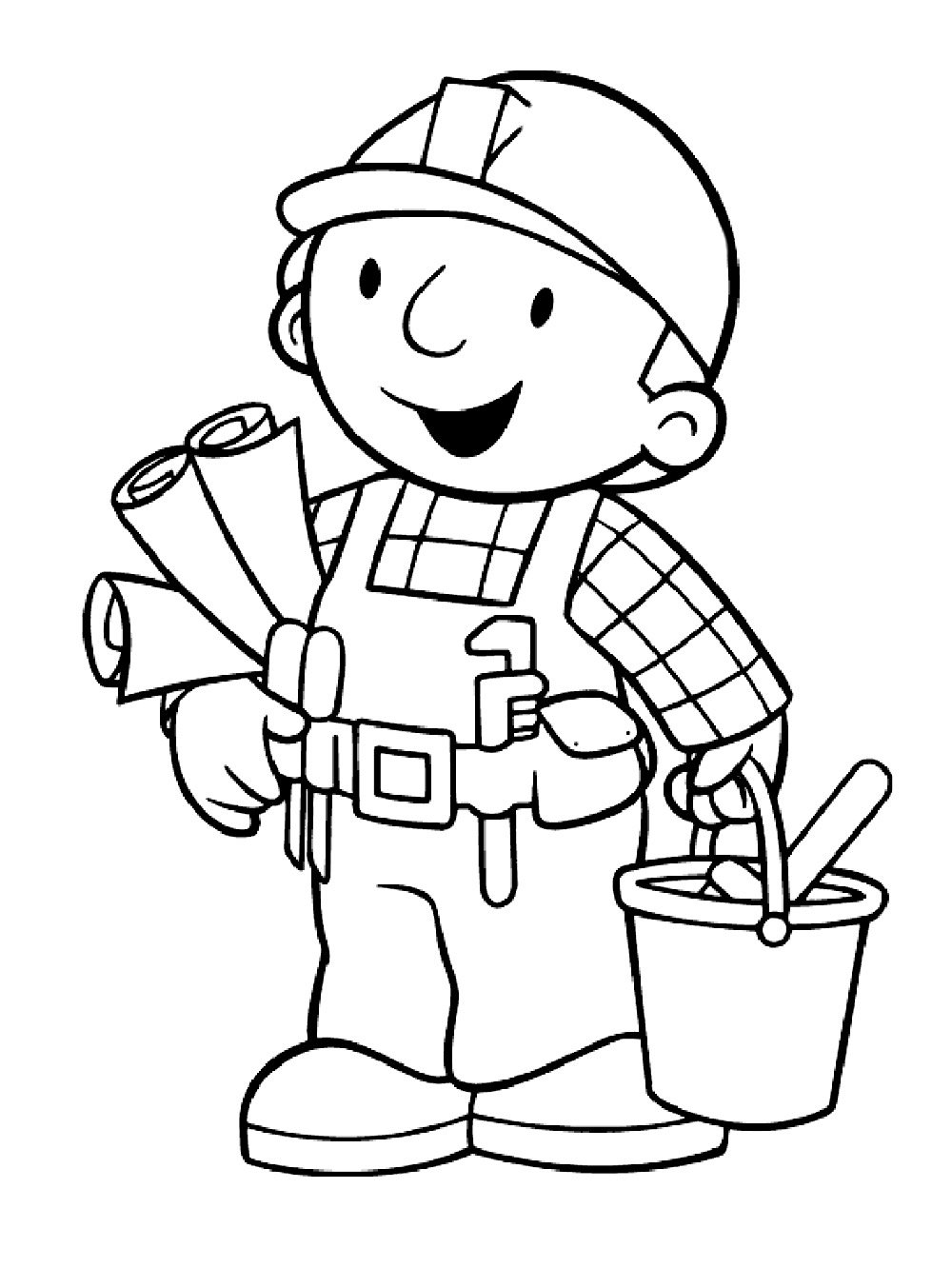 Bob the Builder раскраска