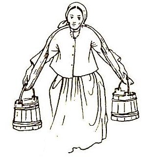 Девушка в русском народном костюме рисунок