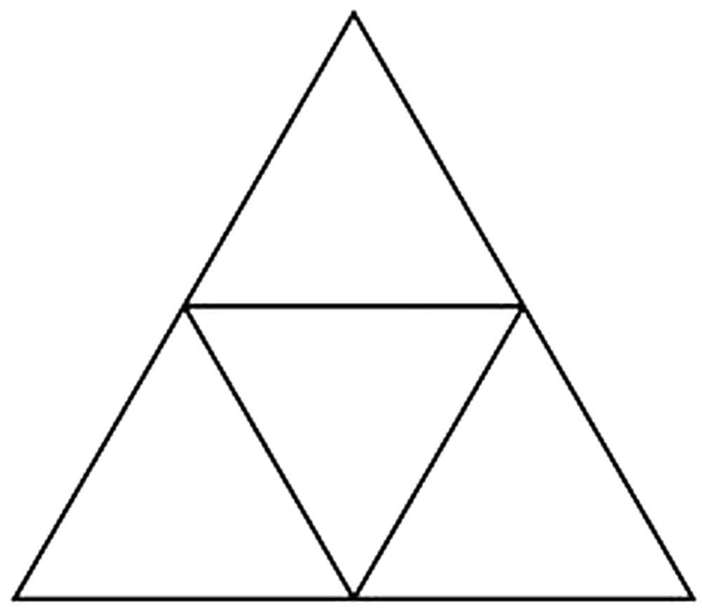 Из 9 треугольников 1. Треугольник раскраска. Фигура треугольник. Распечатка треугольника. Два треугольника.
