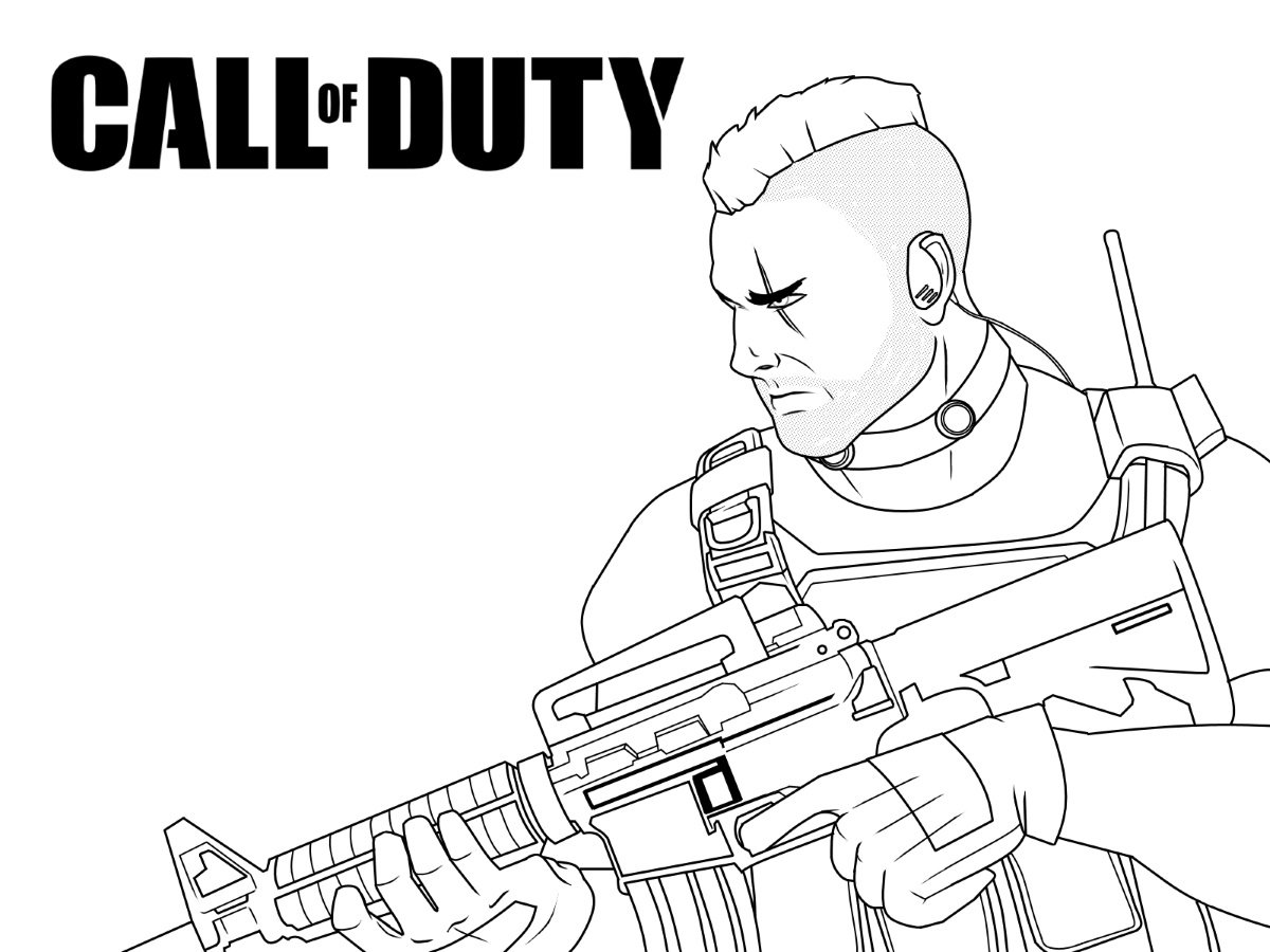 Раскраски Call of Duty Warzone