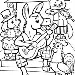 Квартет басня Крылова раскраска