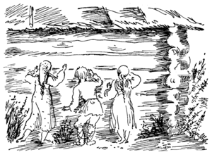 Иллюстрация к произведению Некрасова крестьянские дети