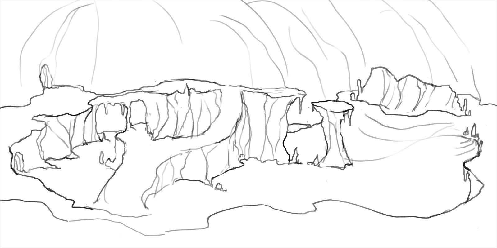 Кунгурская Ледяная пещера раскраска