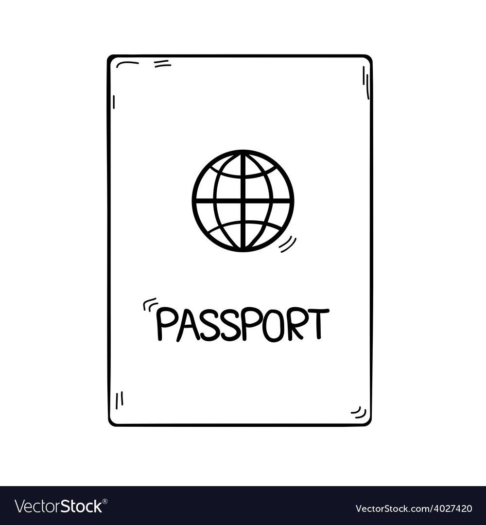 Раскраска паспорт для детей