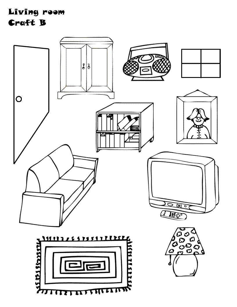 Комната мебель английский для малышей