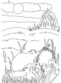 Мышка в норке