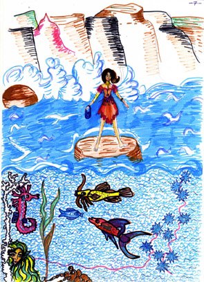 Иллюстрации к балладе Кубок для детей