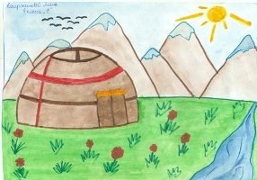 Моя Родина Казахстан рисунки