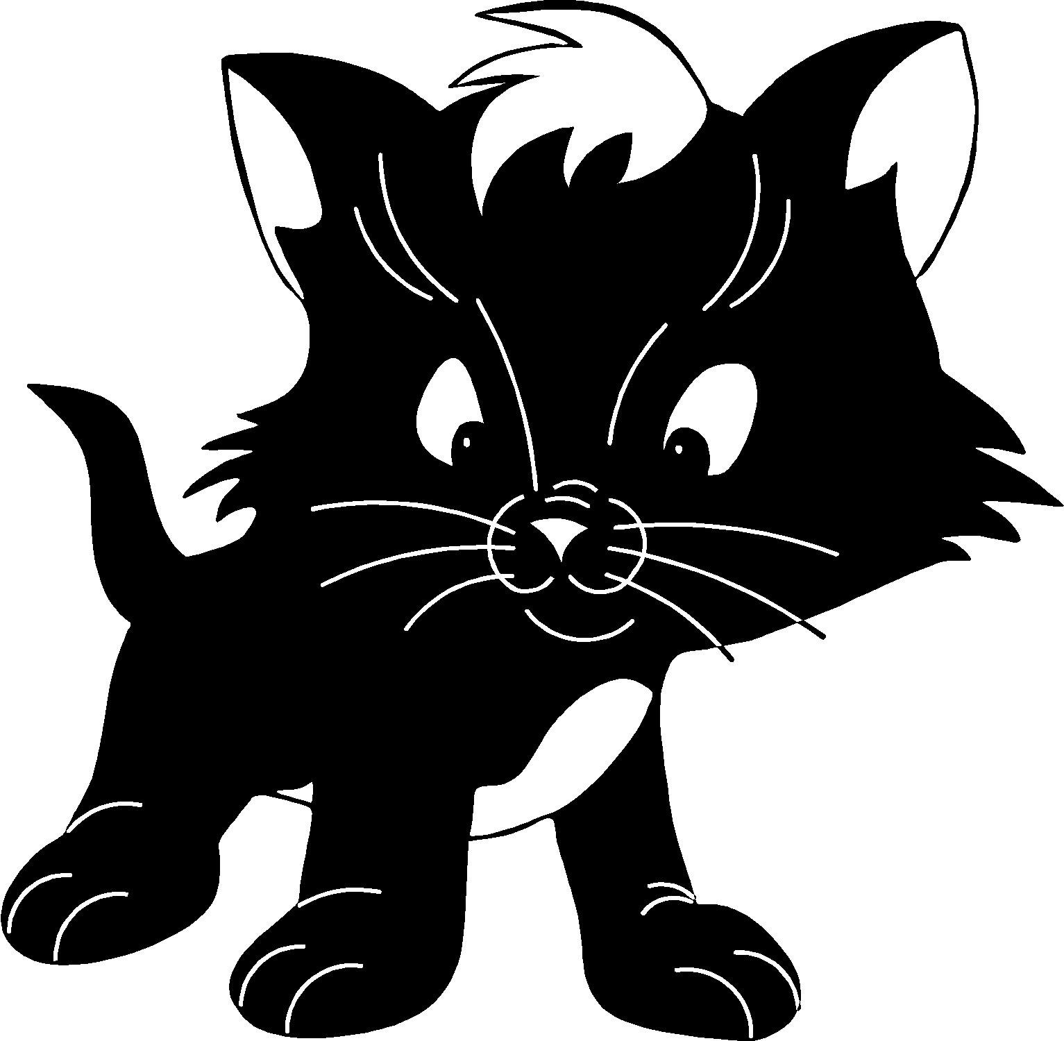 Черный кот распечатать. Мультяшный кот. Кошка рисунок для детей. Черный кот мультяшный. Котенок черно белый рисунок.