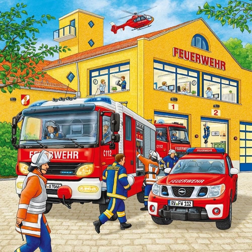 Ravensburger пазлы пожарная команда