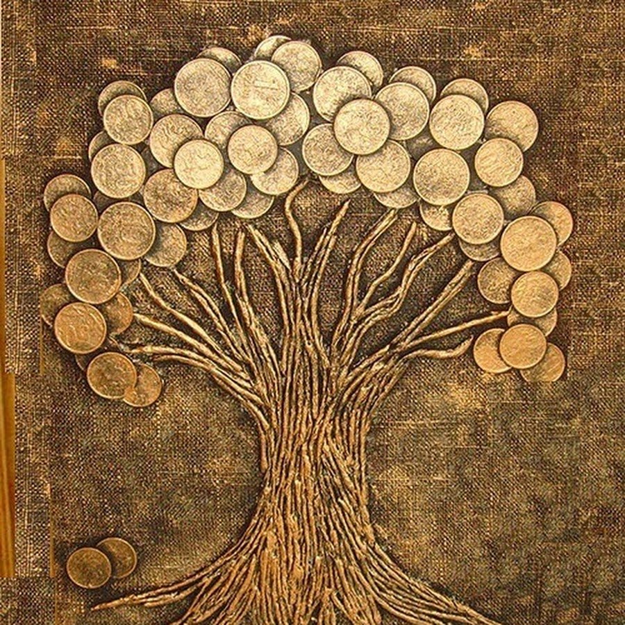 Панно денежное дерево своими руками