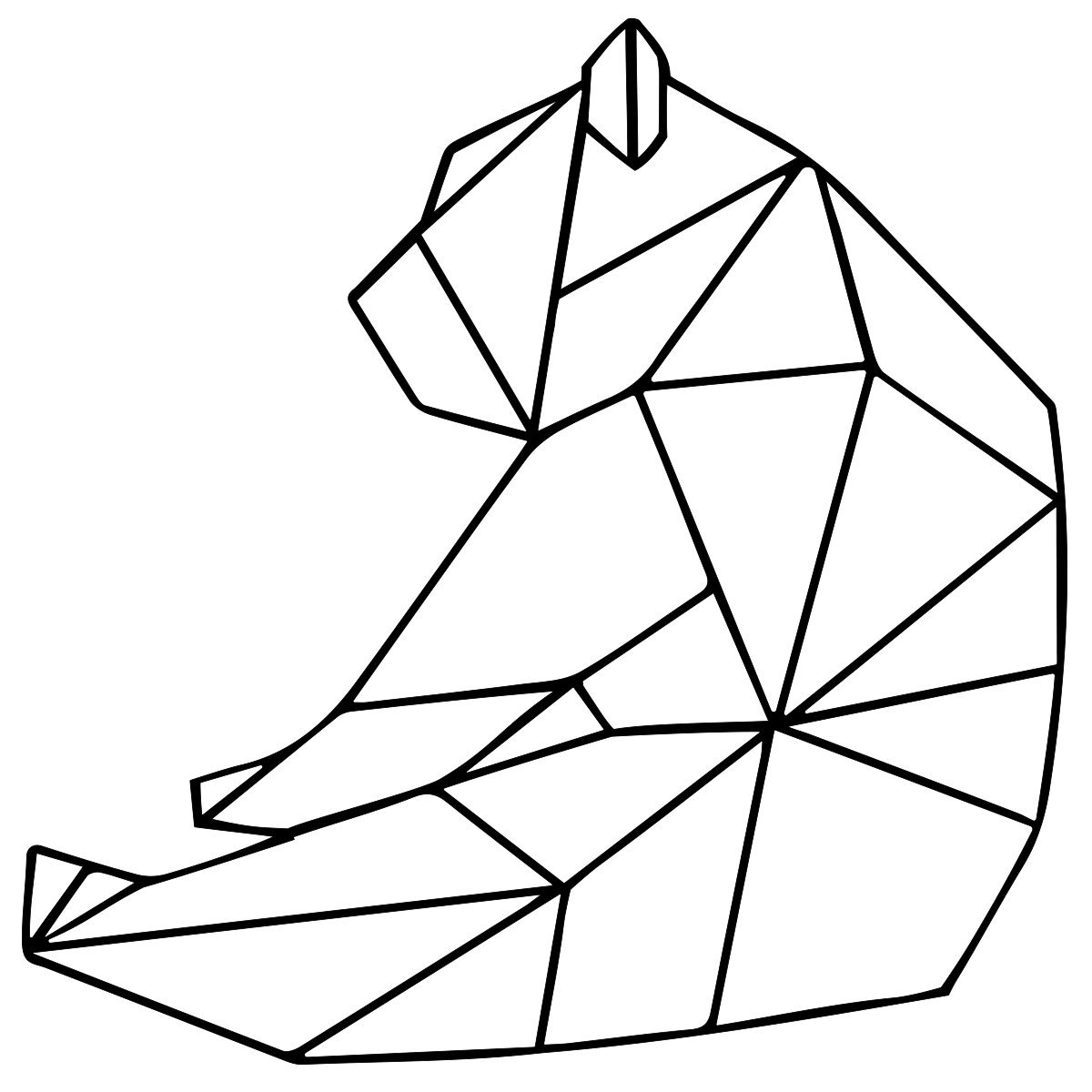 Рисунки из геометрических фигур сложные