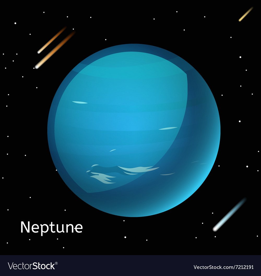 Нептун Планета мультяшная