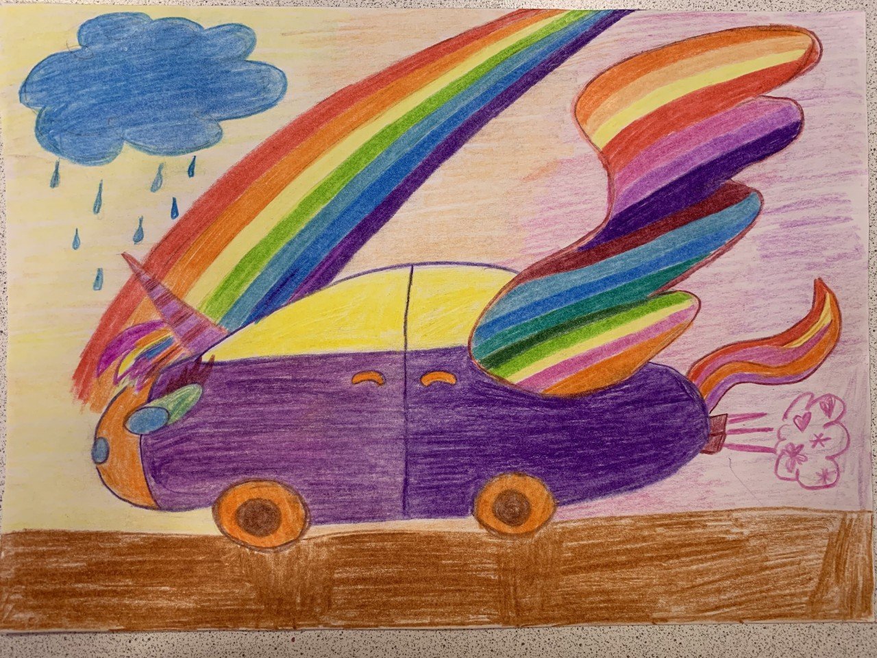 Автомобиль будущего рисунки детей